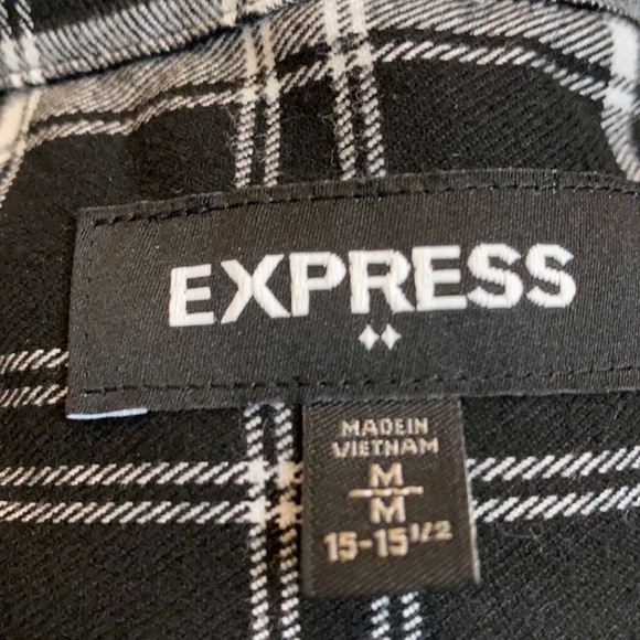Men’s Express Plaid Button Down - Picture 5 of 5